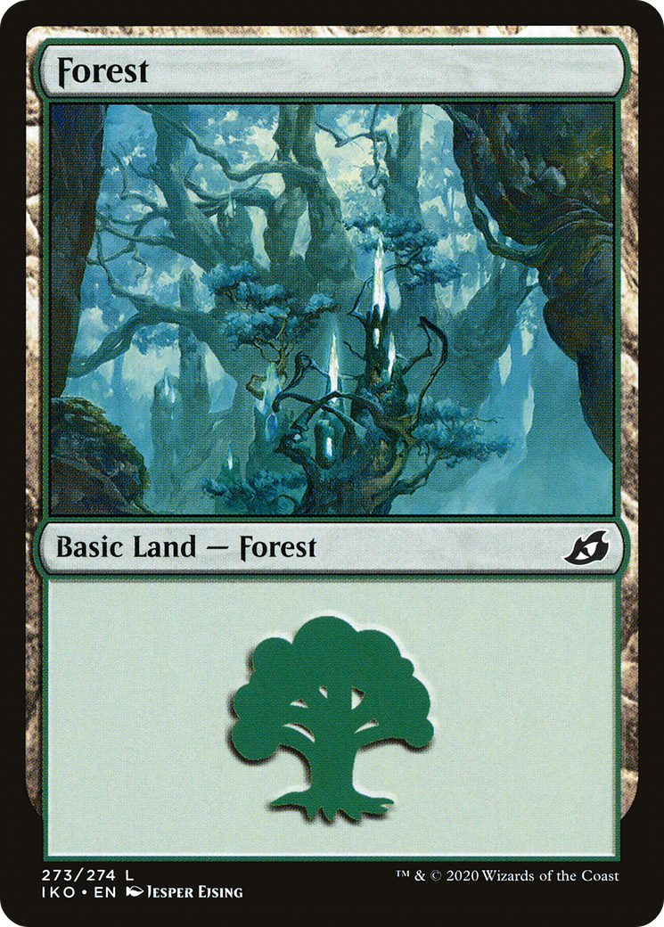 Forest (IKO-273) [Ikoria: Lair of Behemoths] Foil MTG Single Wizards of the Coast