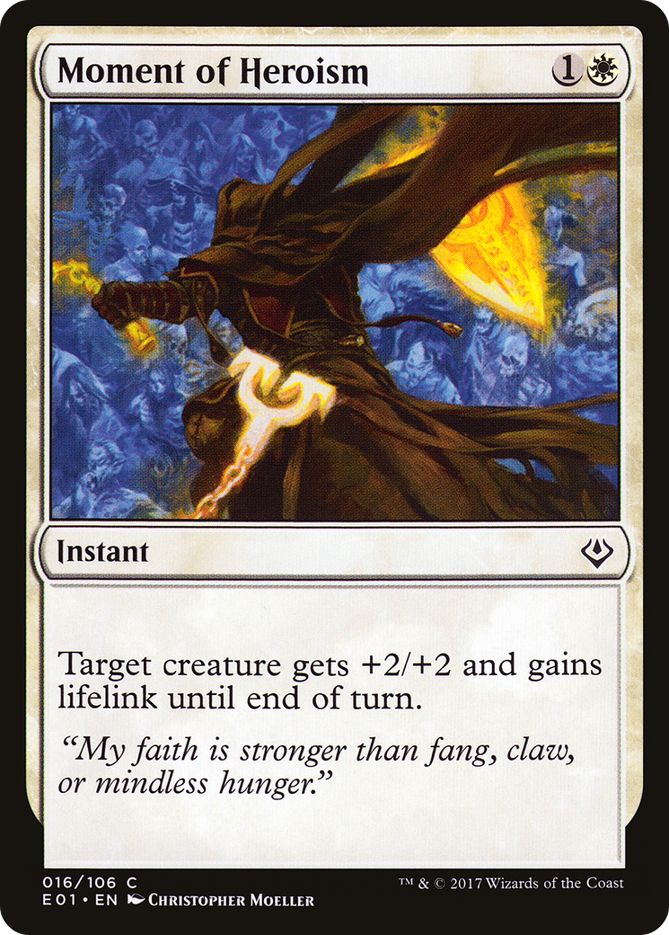 Moment of Heroism (AC2-016) [Misc] Archenemy: Nicol Bolas MTG Single Wizards of the Coast