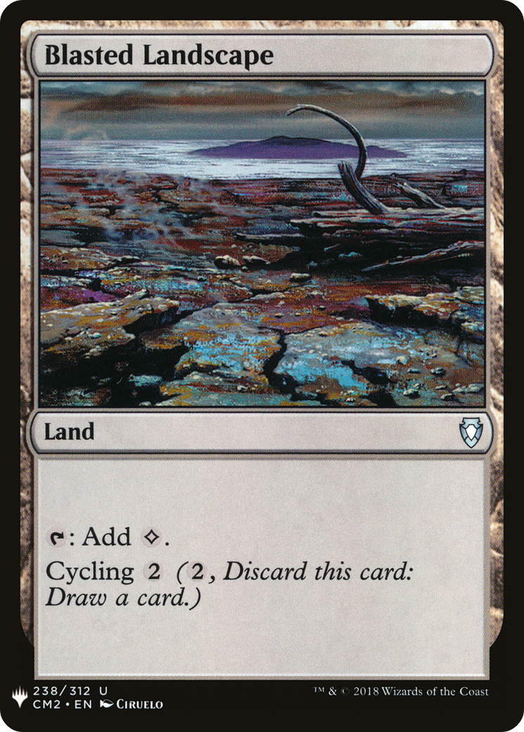 Blasted Landscape (LIST-238) [Mystery Booster] The List MTG Single Wizards of the Coast