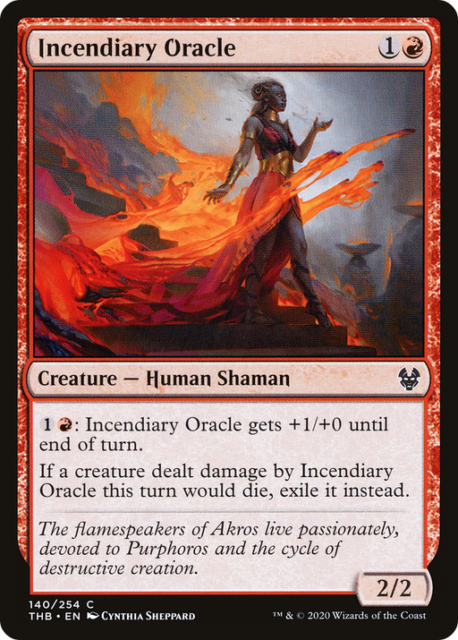 Incendiary Oracle (THB-140) [Theros Beyond Death] Foil MTG Single Wizards of the Coast
