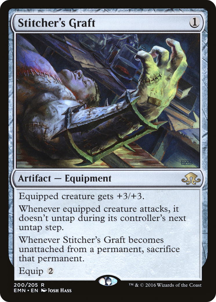 Stitcher's Graft (EMN-200) [Eldritch Moon] MTG Single Wizards of the Coast