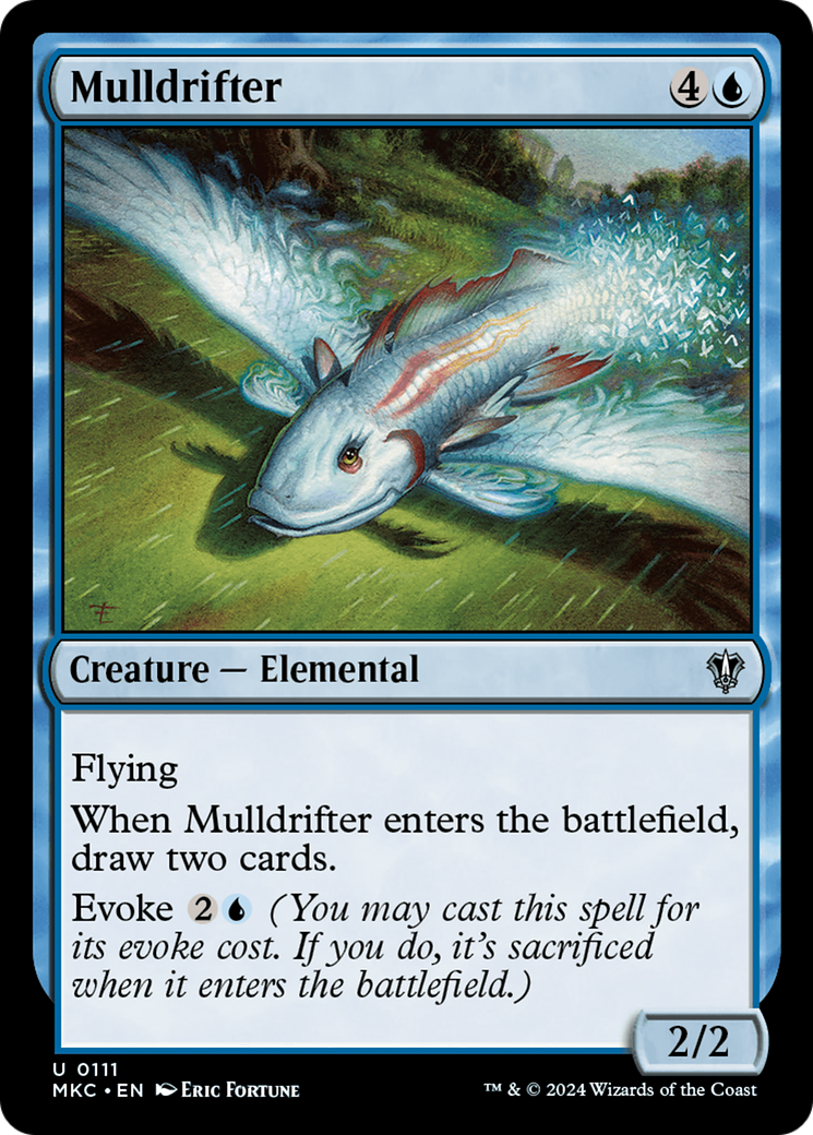 Mulldrifter (MKC-111) [Murders at Karlov Manor Commander] MTG Single Wizards of the Coast