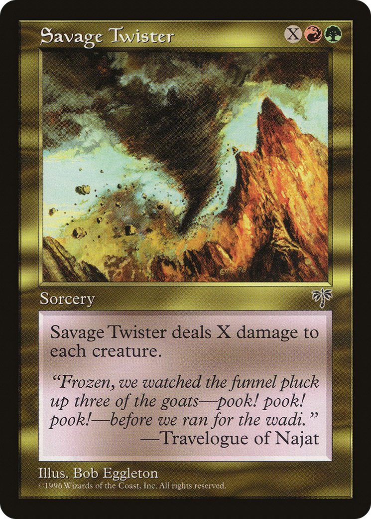 Savage Twister (MIR-280) [Mirage] MTG Single Wizards of the Coast