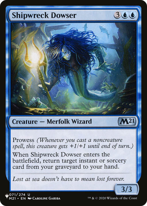 Shipwreck Dowser (LIST-M21-71) [Mystery Booster] The List MTG Single Wizards of the Coast