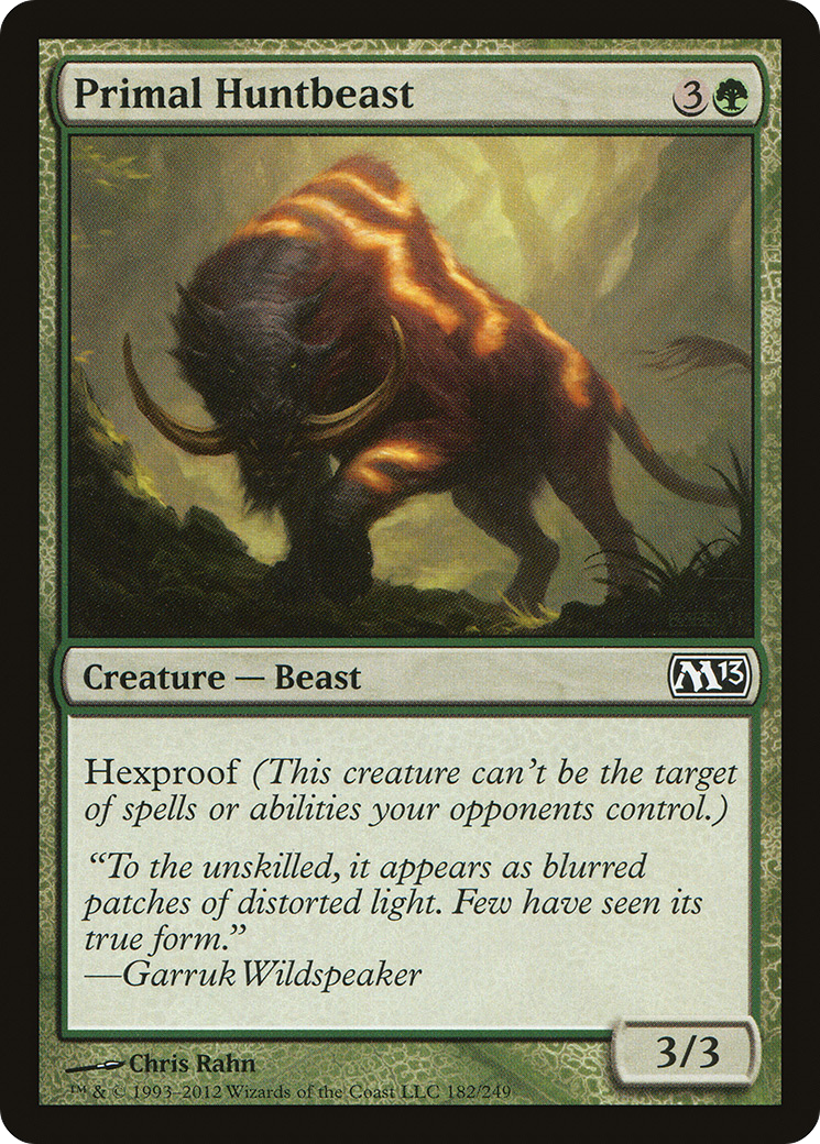 Primal Huntbeast (M13-182) [Magic 2013] Foil MTG Single Wizards of the Coast