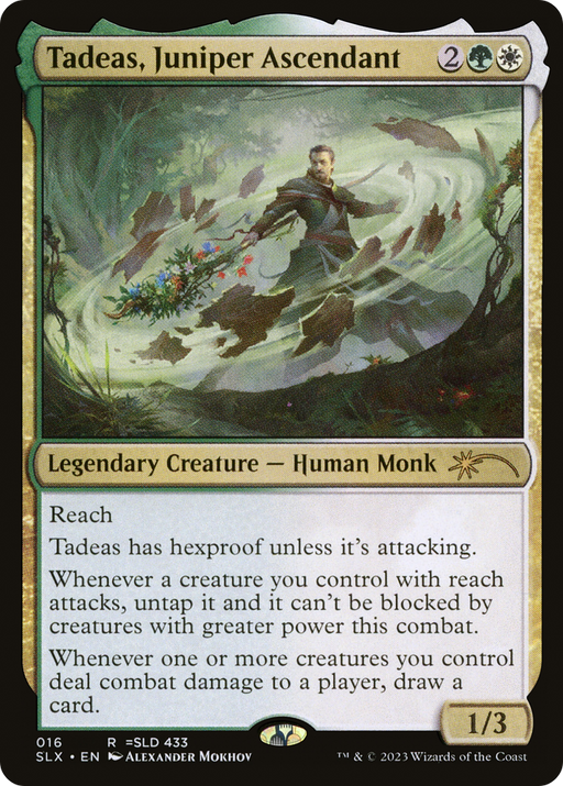 Tadeas, Juniper Ascendant (SLX-016) [Secret Lair] Universes Within MTG Single Wizards of the Coast