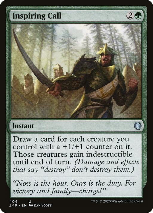 Inspiring Call (JMP-404) [Jumpstart] MTG Single Wizards of the Coast