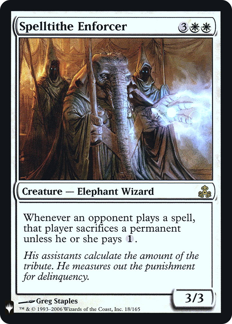 Spelltithe Enforcer (LIST-018) [Mystery Booster] The List Foil MTG Single Wizards of the Coast