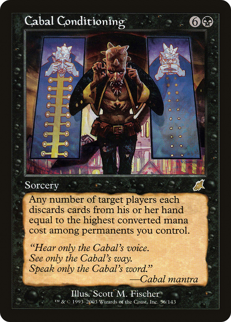 Cabal Conditioning (SCG-056) [Scourge] MTG Single Wizards of the Coast