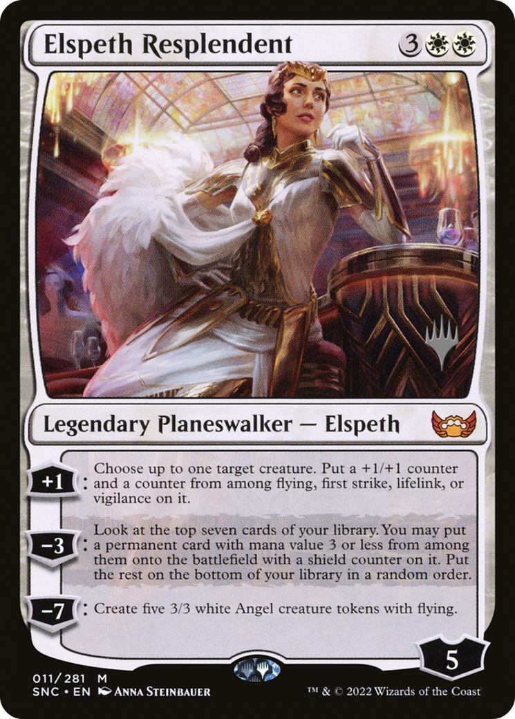Elspeth Resplendent (PPSNC-011) [Streets of New Capenna Promos] Foil MTG Single Wizards of the Coast