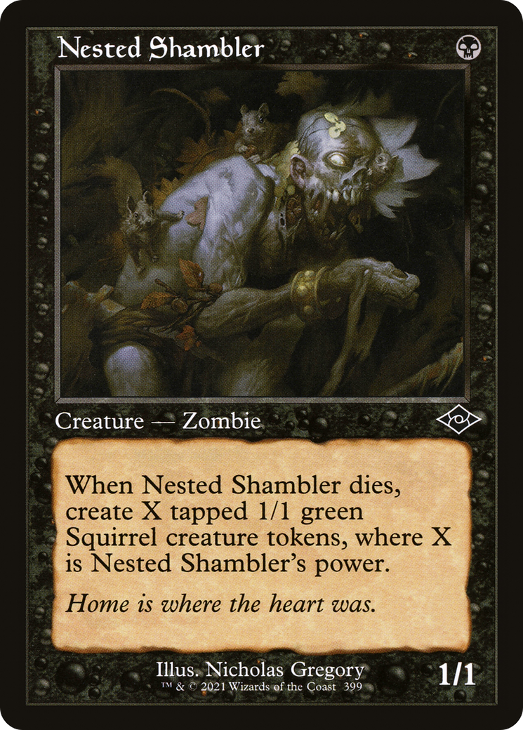 Nested Shambler (MH2-399) [Modern Horizons 2] Foil MTG Single Wizards of the Coast