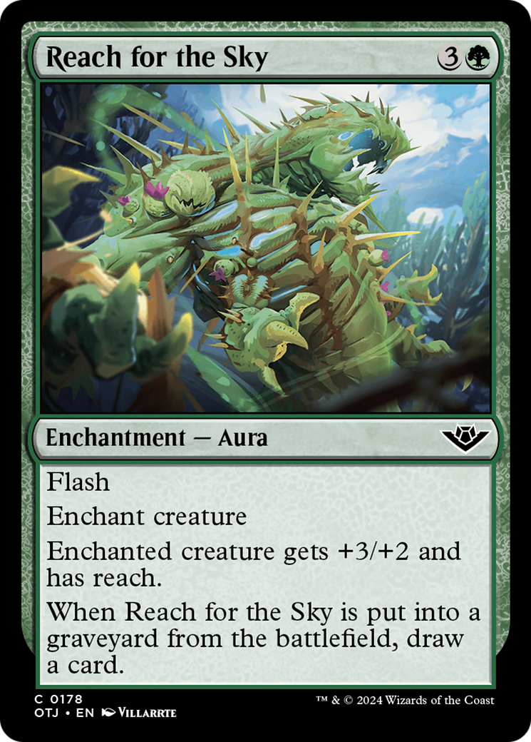 Reach for the Sky (OTJ-178) [Outlaws of Thunder Junction] Foil MTG Single Wizards of the Coast