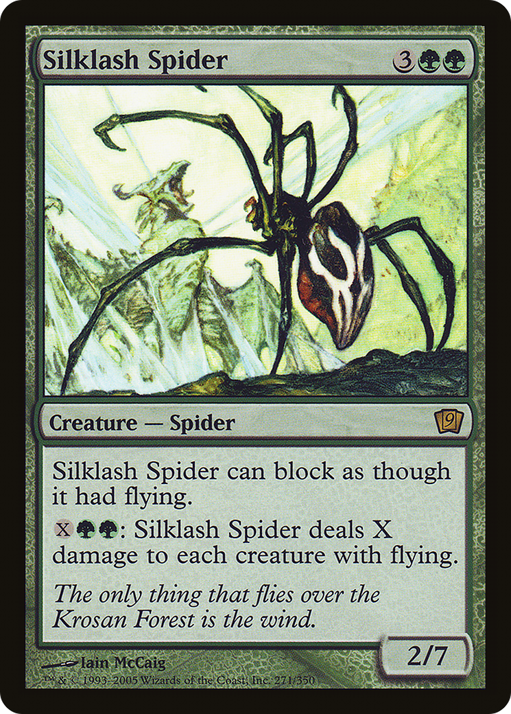 Silklash Spider (9ED-) [9th Edition] MTG Single Wizards of the Coast