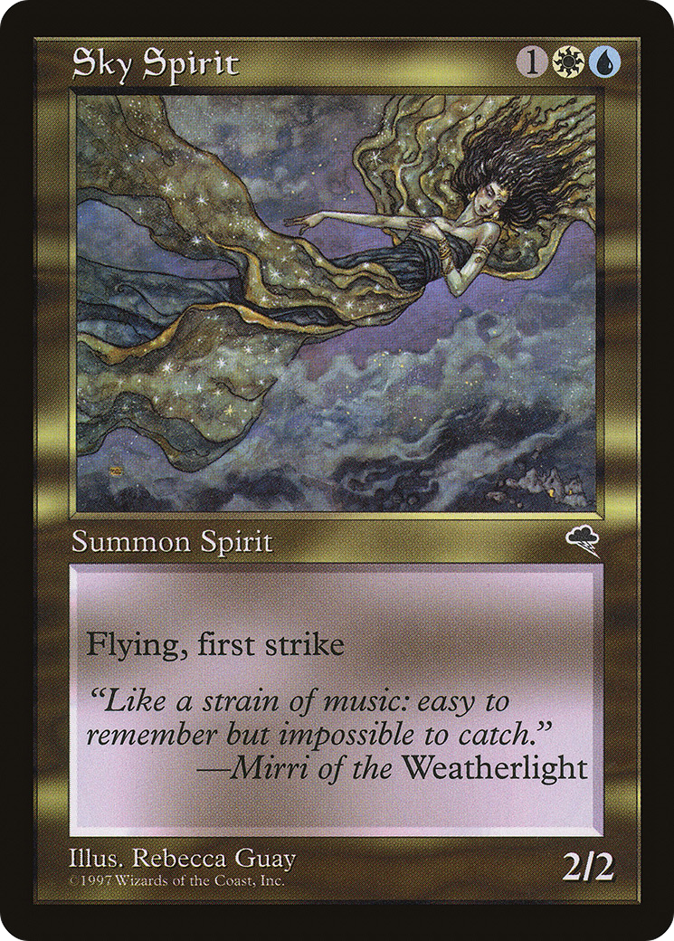 Sky Spirit (TMP-271) [Tempest] MTG Single Wizards of the Coast