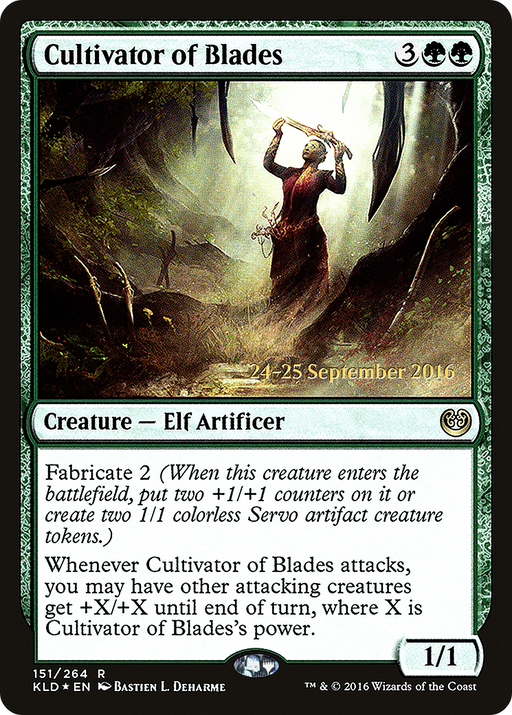 Cultivator of Blades (PRE-151) [Kaladesh Promos] Foil MTG Single Wizards of the Coast