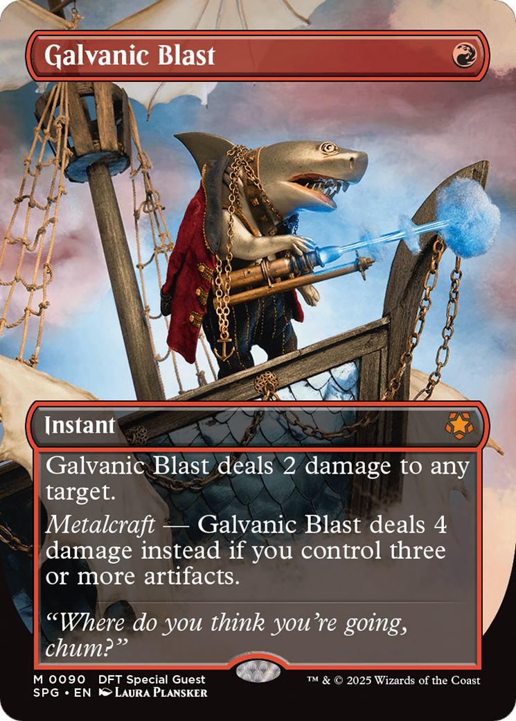 Galvanic Blast (SPG-090) [Special Guests] (Borderless) Foil MTG Single Wizards of the Coast