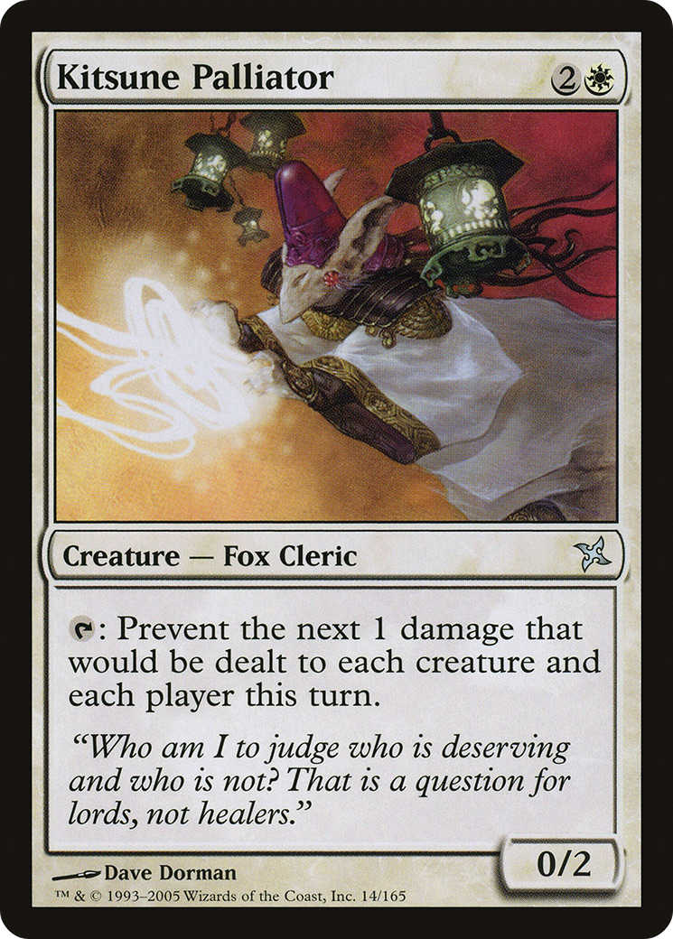 Kitsune Palliator (BOK-014) [Betrayers of Kamigawa] Foil MTG Single Wizards of the Coast