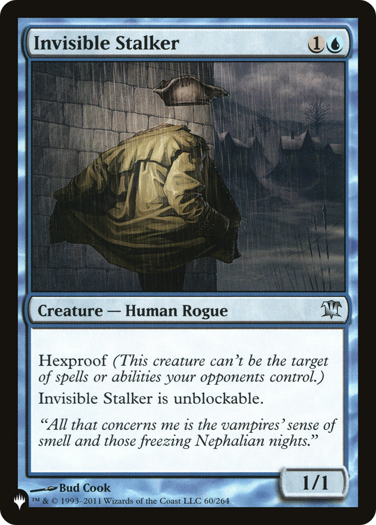 Invisible Stalker (LIST-ISD-60) [Mystery Booster] The List MTG Single Wizards of the Coast