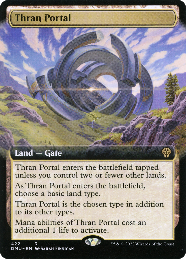 Thran Portal (DMU-422) [Dominaria United] (Extended Art) MTG Single Wizards of the Coast