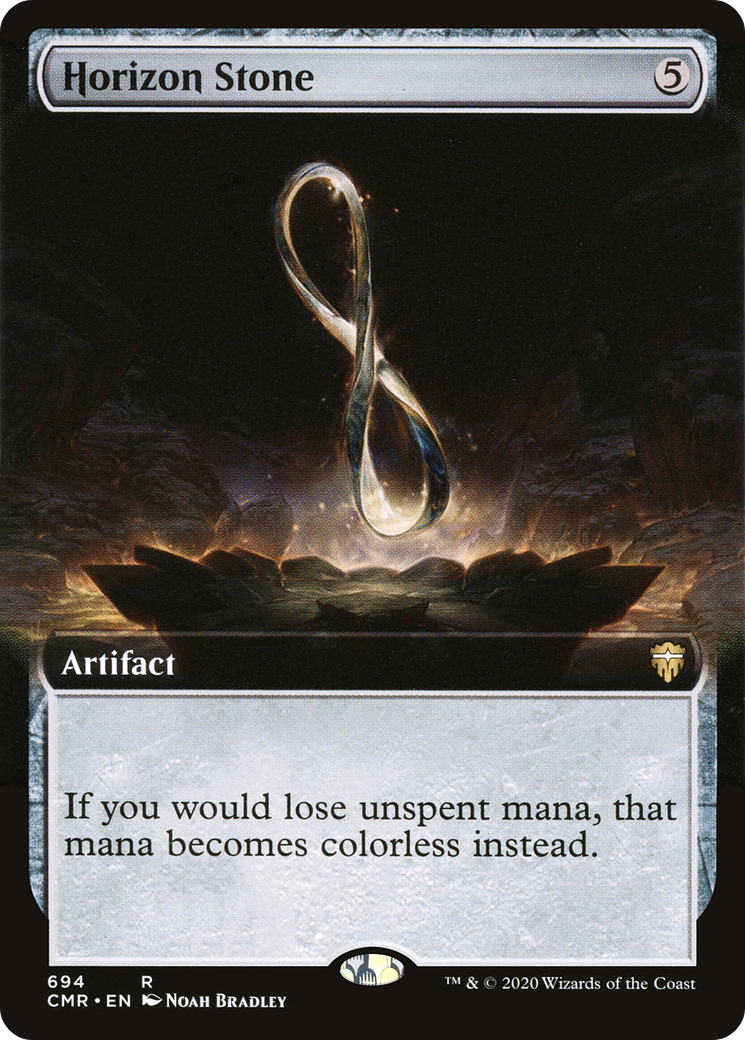 Horizon Stone (CMR-694) [Commander Legends] (Extended Art) Foil MTG Single Wizards of the Coast