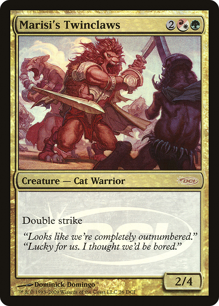 Marisi's Twinclaws (WPN-026) [Misc] DCI Promos Foil MTG Single Wizards of the Coast