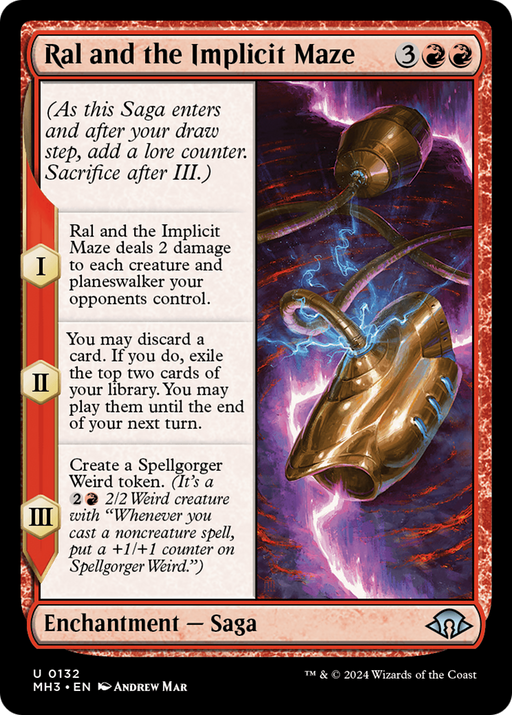Ral and the Implicit Maze (MH3-132) [Modern Horizons 3] MTG Single Modern Horizons 3