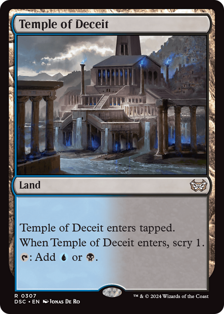 Temple of Deceit (DSC-307) [Duskmourn: House of Horror Commander] MTG Single Wizards of the Coast