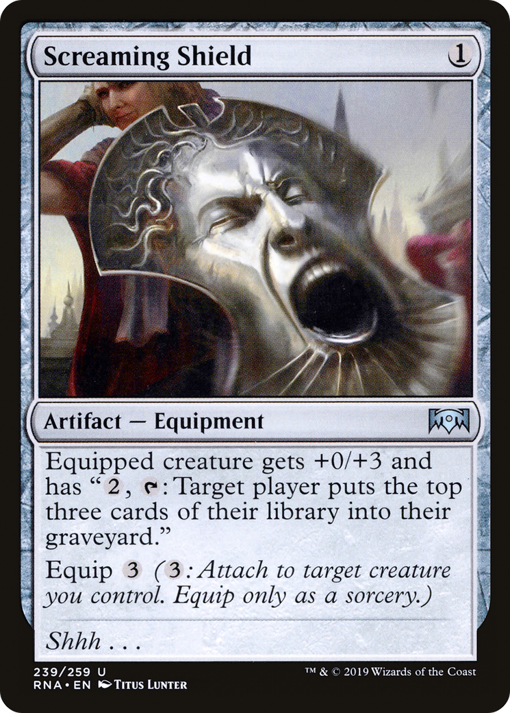 Screaming Shield (RNA-239) [Ravnica Allegiance] Foil MTG Single Wizards of the Coast