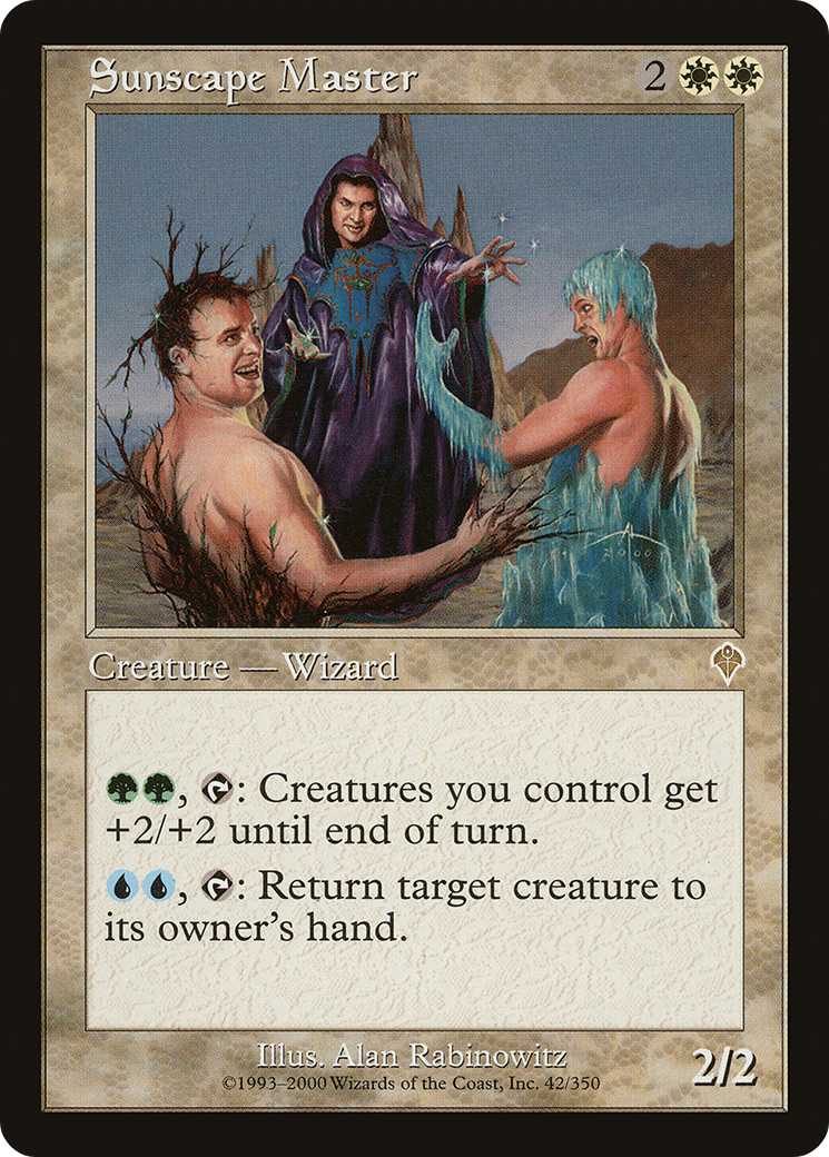 Sunscape Master (INV-042) [Invasion] MTG Single Wizards of the Coast