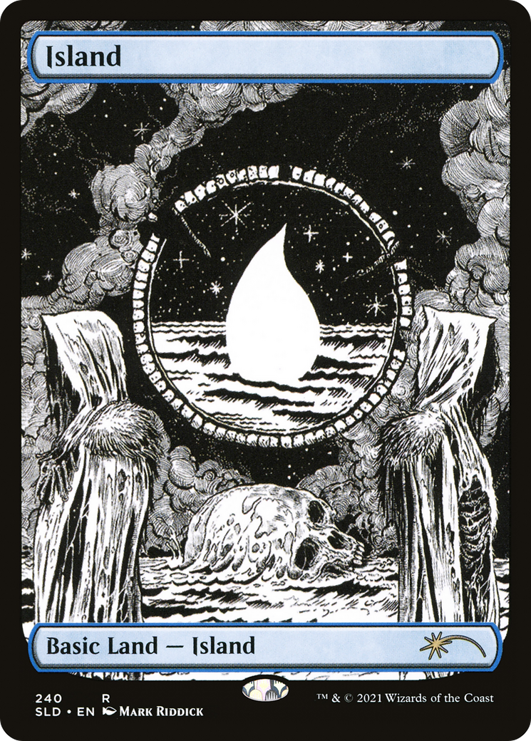 Island (Crushing Brutality) (SLD-240) [Secret Lair] Drop MTG Single Wizards of the Coast