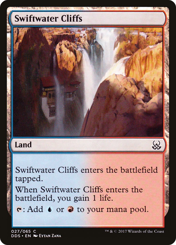 Swiftwater Cliffs (DDS-027) [Misc] Duel Decks: Mind vs. Might MTG Single Wizards of the Coast