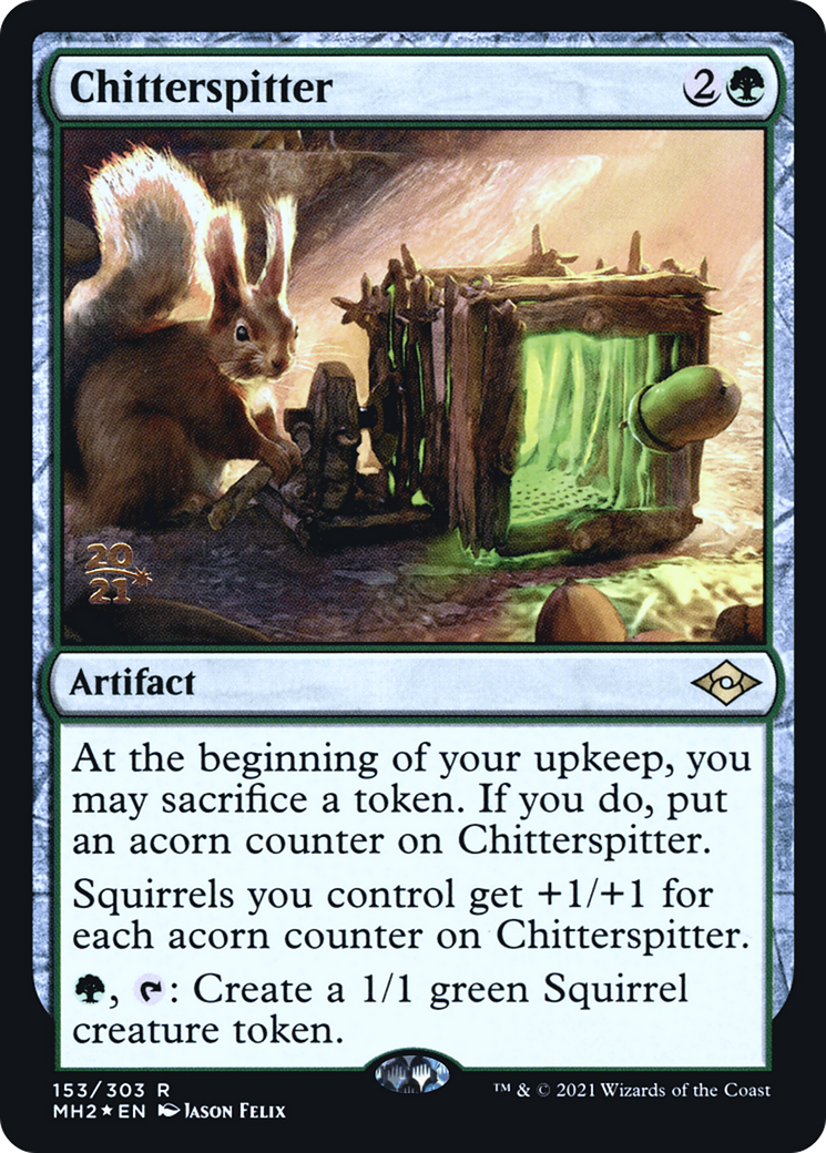 Chitterspitter (PRE-153) [Modern Horizons 2 Promos] Foil MTG Single Wizards of the Coast