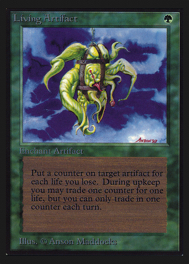 Living Artifact (IED-209) [Intl. Collectors' Edition] MTG Single Wizards of the Coast