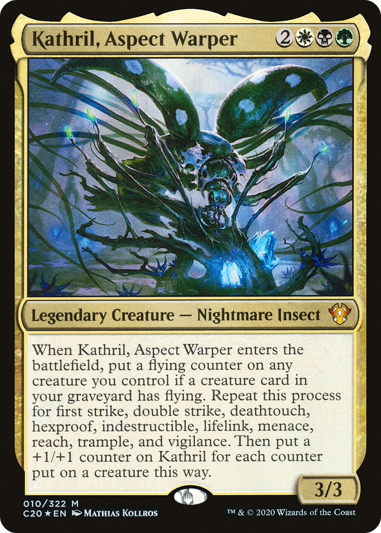 Kathril, Aspect Warper (C20-010) [Commander 2020] Foil MTG Single Wizards of the Coast