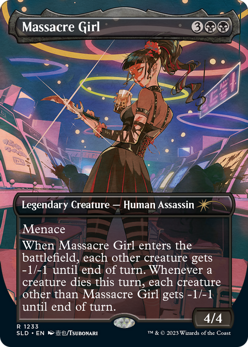 Massacre Girl (SLD-1233) [Secret Lair] Drop (Borderless) MTG Single Wizards of the Coast