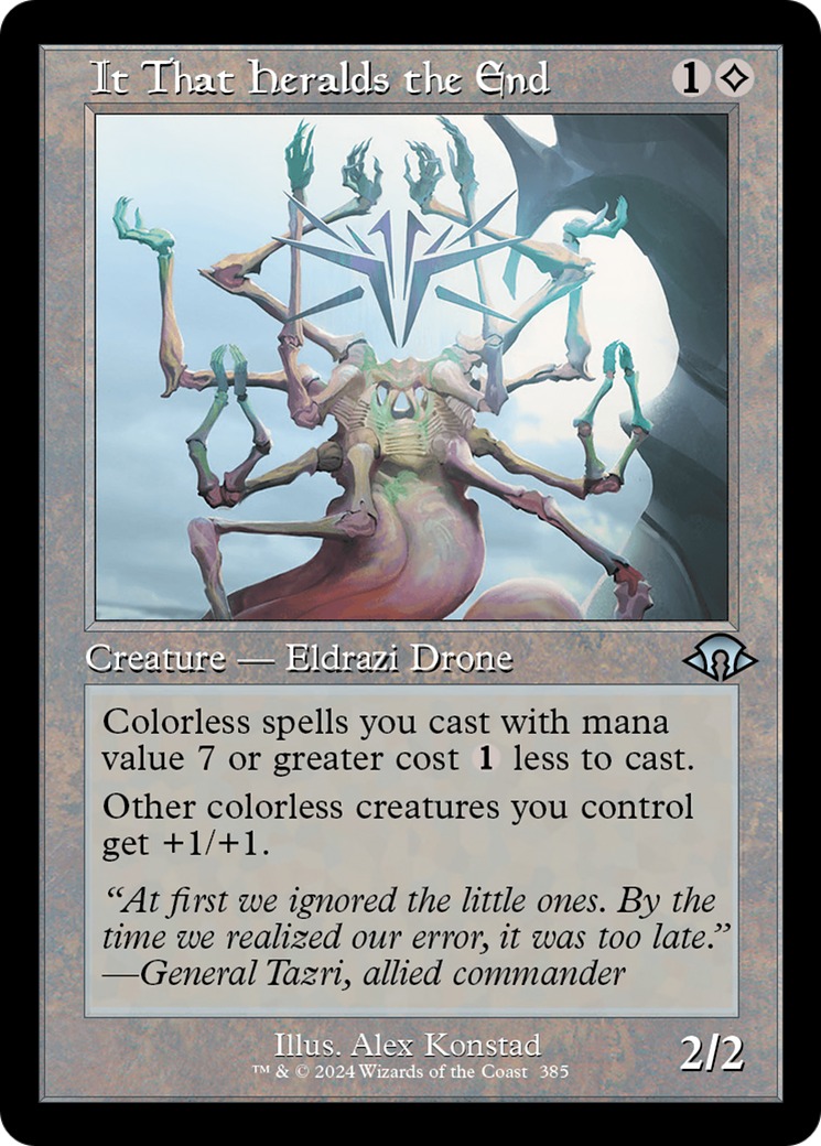 It That Heralds the End (MH3-385) [Modern Horizons 3] Foil MTG Single Modern Horizons 3