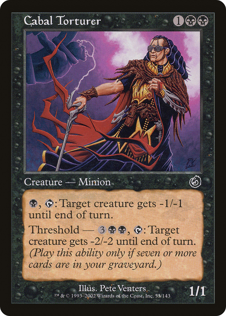 Cabal Torturer (TOR-053) [Torment] Foil MTG Single Wizards of the Coast