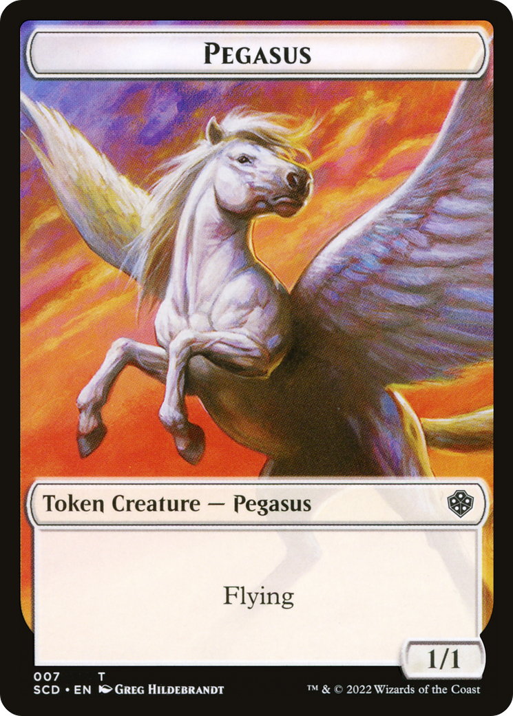Pegasus (TSCD-007) [Tokens] Starter Commander Deck Tokens MTG Single Wizards of the Coast