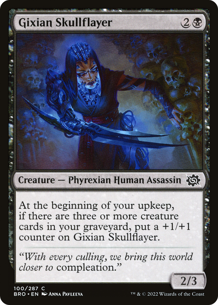 Gixian Skullflayer (BRO-100) [The Brothers' War] MTG Single Wizards of the Coast