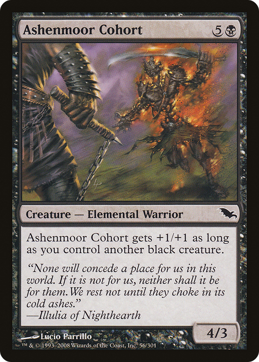 Ashenmoor Cohort (SHM-056) [Shadowmoor] MTG Single Wizards of the Coast