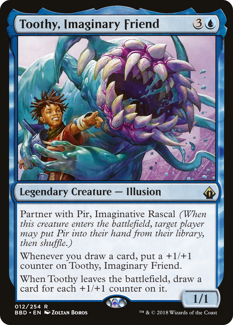 Toothy, Imaginary Friend (BBD-012) [Battlebond] Foil MTG Single Wizards of the Coast