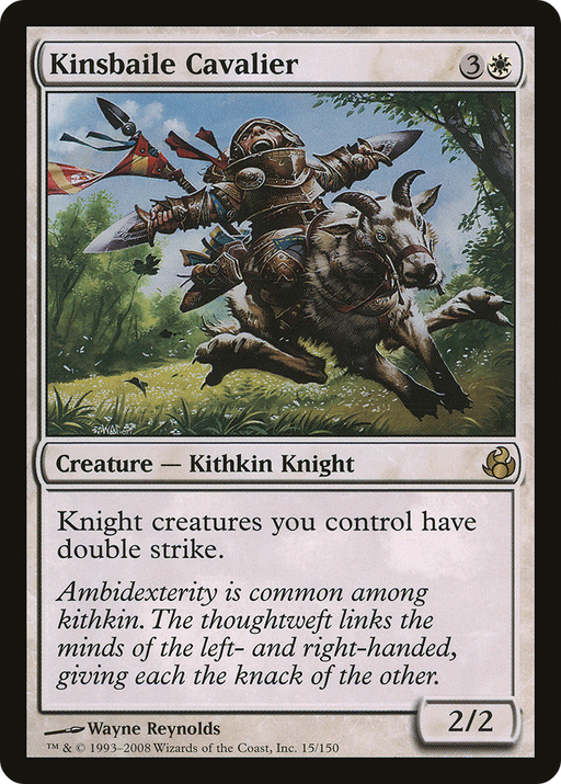 Kinsbaile Cavalier (MOR-015) [Morningtide] Foil MTG Single Wizards of the Coast