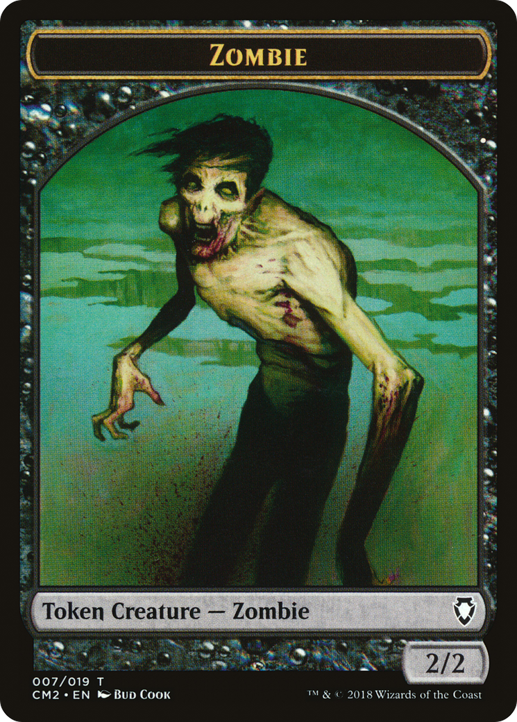 Zombie (CM2-007) [Tokens] Commander Anthology Volume II Tokens MTG Single Wizards of the Coast