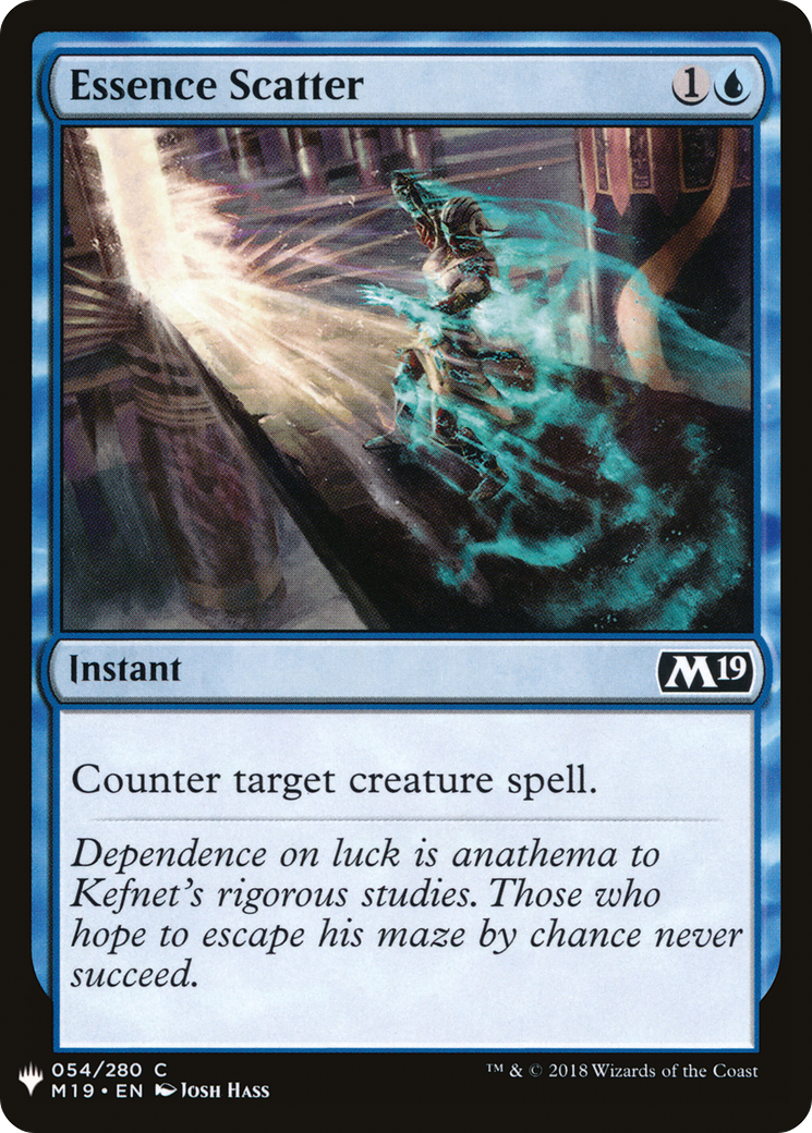 Essence Scatter (LIST-M19-54) [Mystery Booster] The List MTG Single Wizards of the Coast