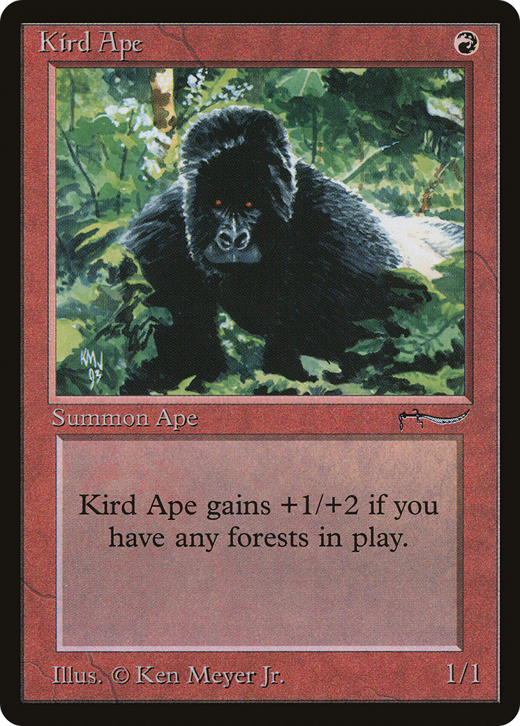 Kird Ape (ARN-040) [Oldschool] Arabian Nights MTG Single Wizards of the Coast