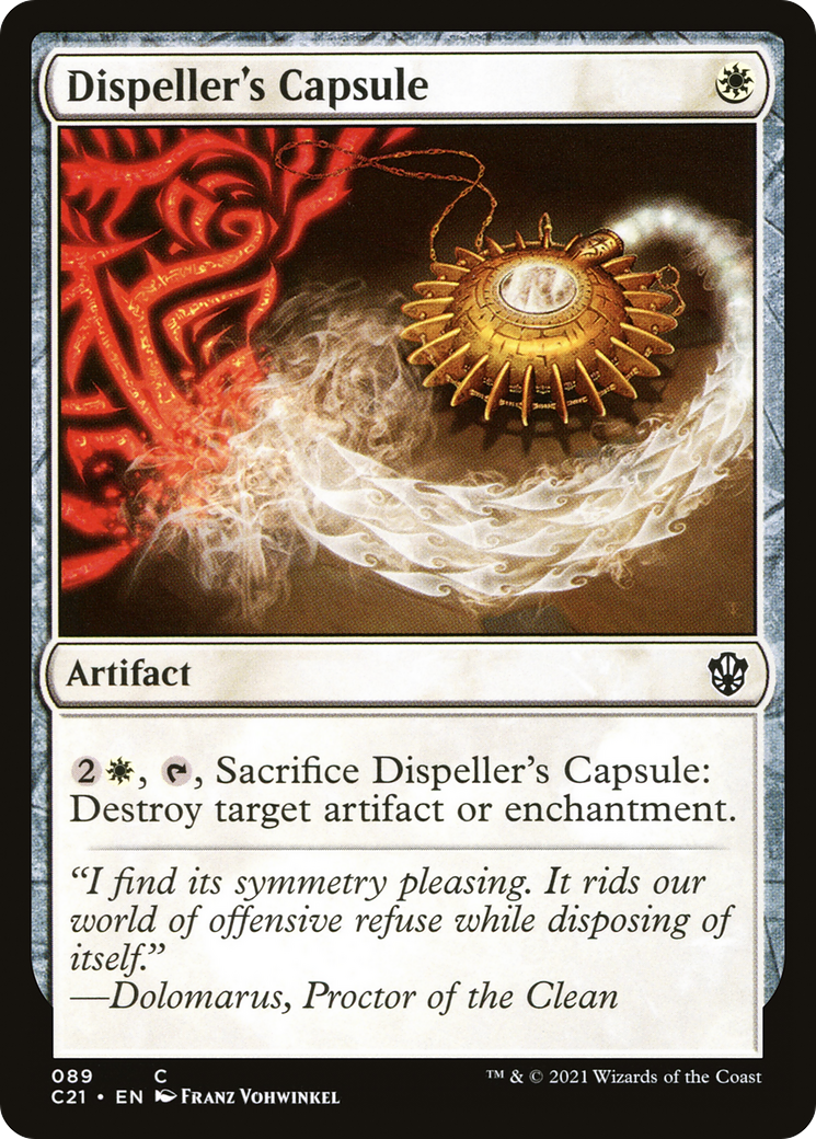 Dispeller's Capsule (C21-089) [Commander 2021] MTG Single Wizards of the Coast