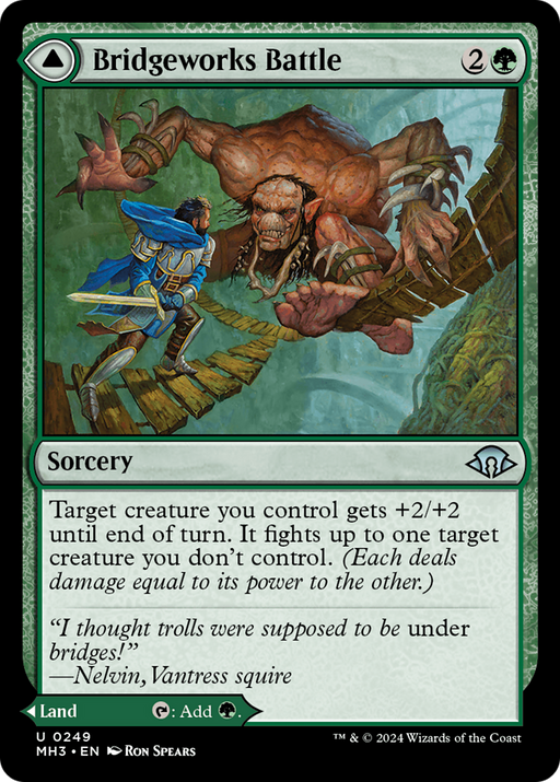Bridgeworks Battle (MH3-249) [Modern Horizons 3] MTG Single Wizards of the Coast