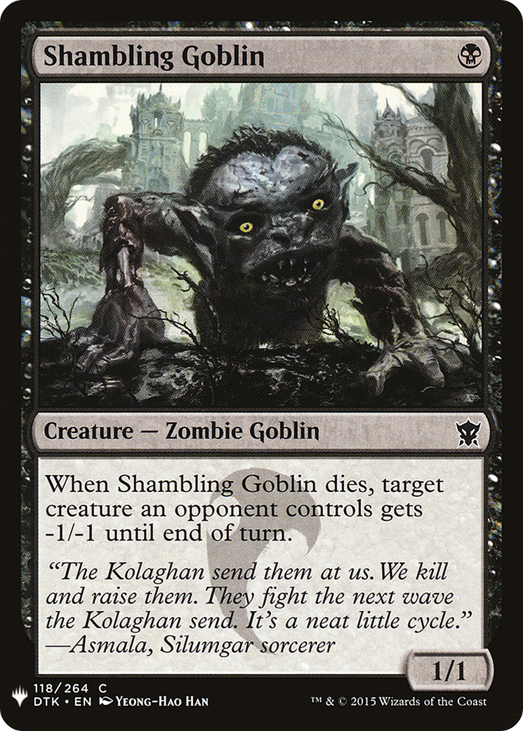 Shambling Goblin (LIST-DTK-118) [Mystery Booster] The List MTG Single Wizards of the Coast