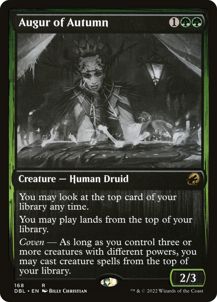 Augur of Autumn (DBL-168) [Innistrad: Double Feature] Foil MTG Single Wizards of the Coast