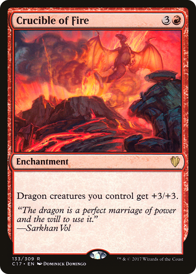 Crucible of Fire (C17-133) [Commander 2017] MTG Single Wizards of the Coast